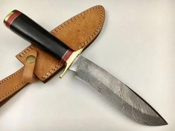 Custom Bowie Knife With Black Micarta Handle BK 45 2