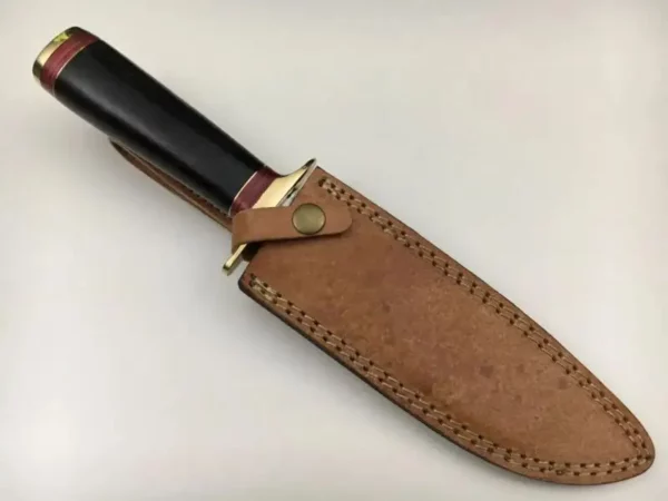 Custom Bowie Knife With Black Micarta Handle BK 45 3