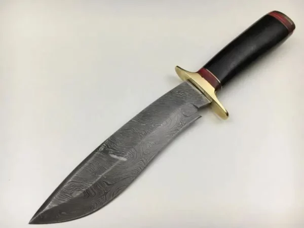 Custom Bowie Knife With Black Micarta Handle BK 45 4