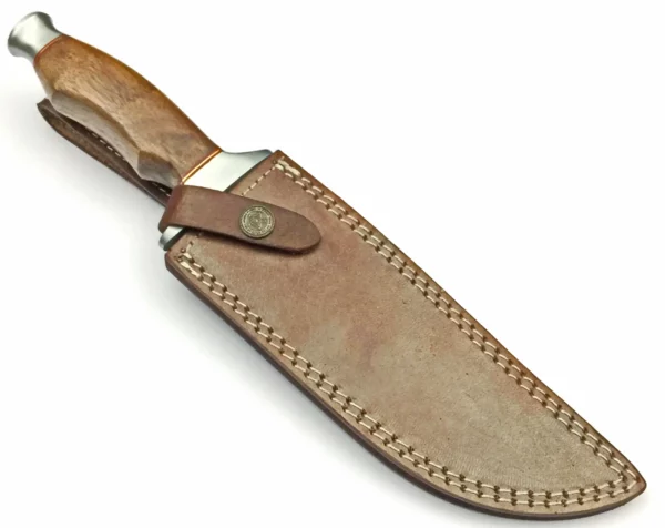 Custom Bowie Knife With Walnut Wood Handle Bk 47 5 1