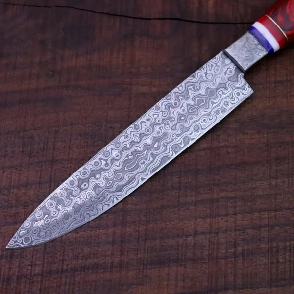 Custom Damascus Chef Knife Ck 22 2