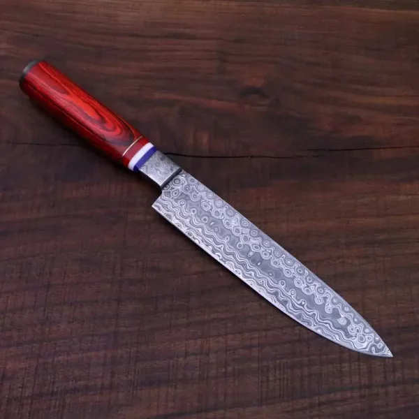 Custom Damascus Chef Knife Ck 22 3