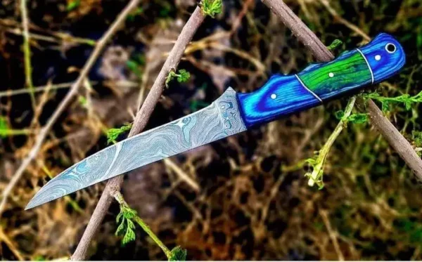 Custom Damascus Fillet Knife FF 24