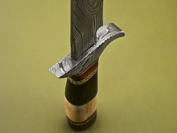 Custom Damascus Steel Hunting Knife Bone Wood Handle HK 09 9