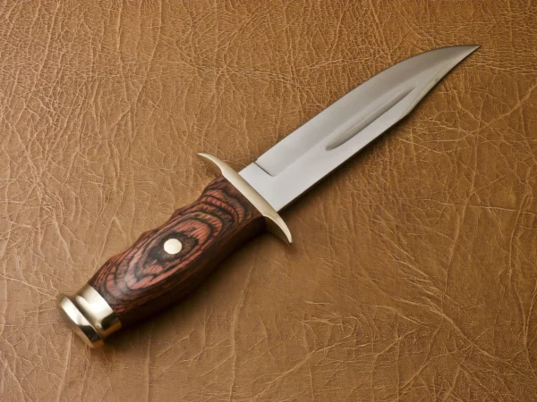 Custom Hand Made D2 Steel Hunting Knifes with Amazing Wood Handle BK 26 6