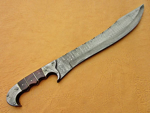 Custom Hand Made Damascus Steel Beautiful Bowie Knife BK 38 2