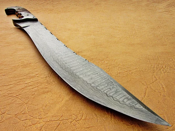 Custom Hand Made Damascus Steel Beautiful Bowie Knife BK 38 6