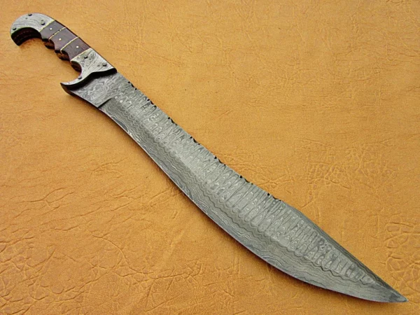 Custom Hand Made Damascus Steel Beautiful Bowie Knife BK 38 8