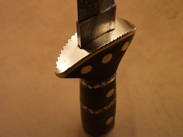 Custom Hand Made Damascus Steel Beautiful Dagger Knife with Wood Handle DK 2 7