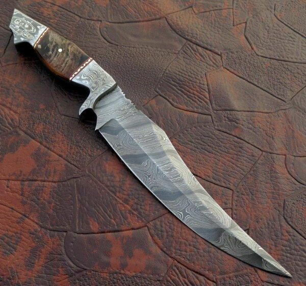 Custom Hand Made Damascus Steel Hunting Bowie Knife BK 29 4