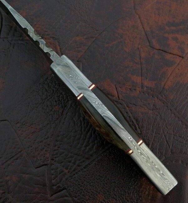 Custom Hand Made Damascus Steel Hunting Bowie Knife BK 29 8