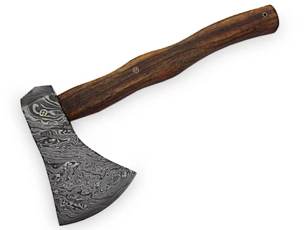 Custom Hand Made Damascus Steel Viking Hunting Amazing Axe AX 11 2