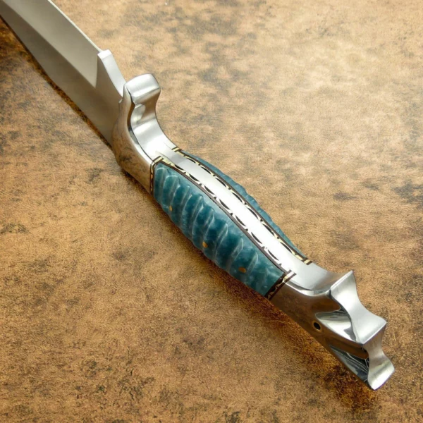 Custom Handmade D2 Steel Fish Style Amazing Hunting Bowie Knife BK 30 5