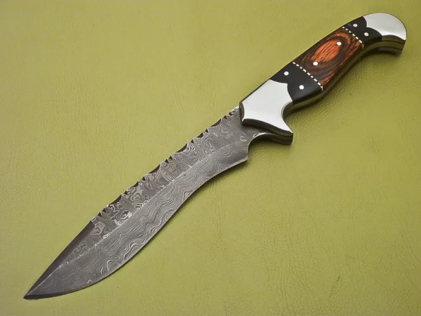 Custom Handmade Damascus Steel Bowie Knife BK 6 2