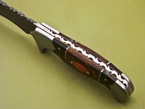 Custom Handmade Damascus Steel Bowie Knife BK 6 8
