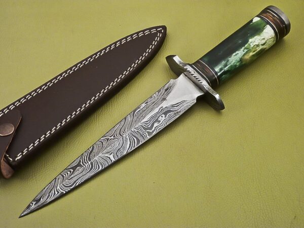 Custom Handmade Damascus Steel Dagger Knife DK 21 1