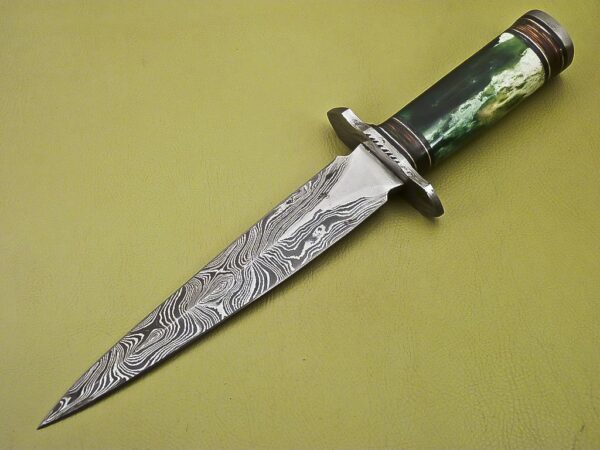 Custom Handmade Damascus Steel Dagger Knife DK 21 2