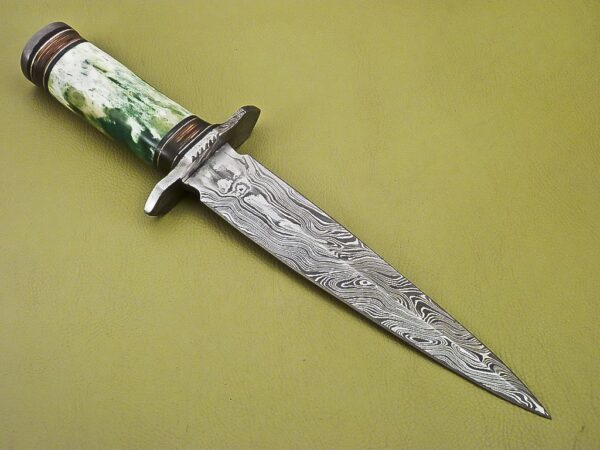 Custom Handmade Damascus Steel Dagger Knife DK 21 3