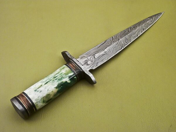 Custom Handmade Damascus Steel Dagger Knife DK 21 4