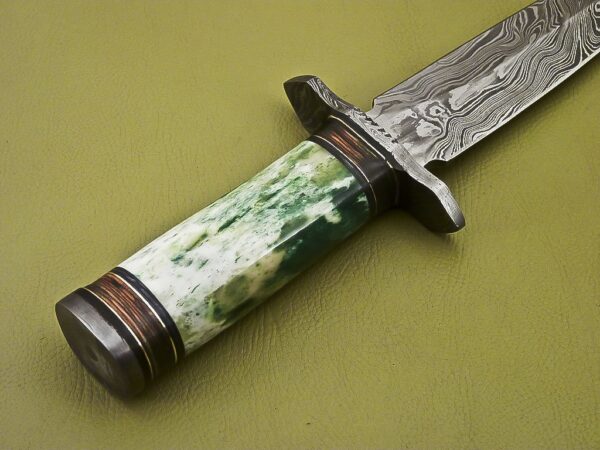 Custom Handmade Damascus Steel Dagger Knife DK 21 5