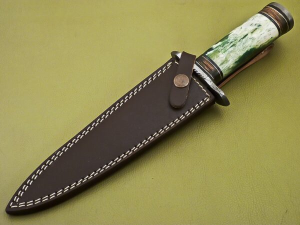 Custom Handmade Damascus Steel Dagger Knife DK 21 7
