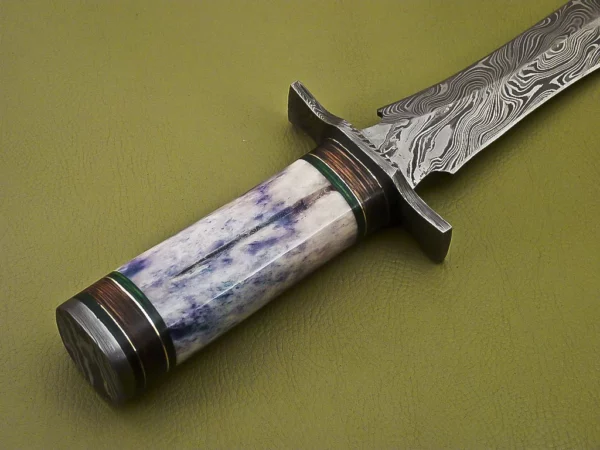 Custom Handmade Damascus Steel Hunting Dagger Knife DK 19 4
