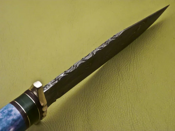 Custom Handmade Damascus Steel Hunting Knife with Amazing Bone Handle HK 12 5