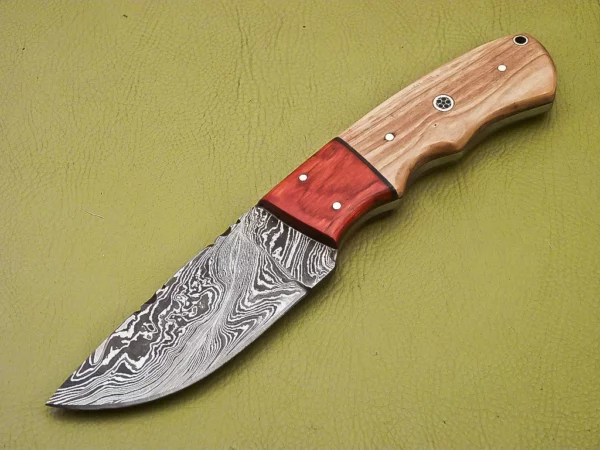 Custom Handmade Damascus Steel Skinner Knife SK 4 2