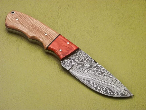 Custom Handmade Damascus Steel Skinner Knife SK 4 3