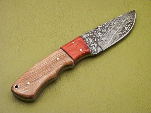 Custom Handmade Damascus Steel Skinner Knife SK 4 4