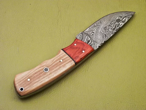 Custom Handmade Damascus Steel Skinner Knife SK 4 5