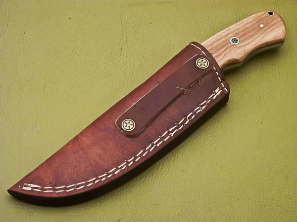 Custom Handmade Damascus Steel Skinner Knife SK 4 8