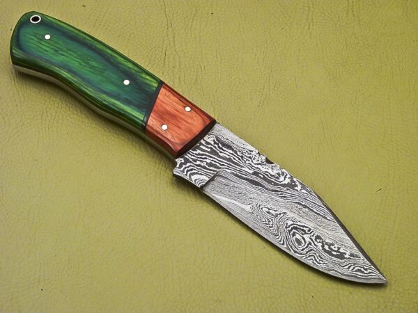 Custom Handmade Damascus Steel Skinner Knife SK 5 3