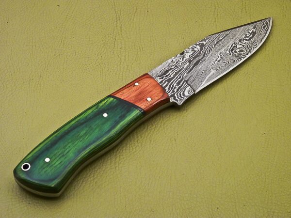Custom Handmade Damascus Steel Skinner Knife SK 5 4
