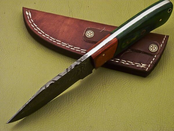 Custom Handmade Damascus Steel Skinner Knife SK 5 6