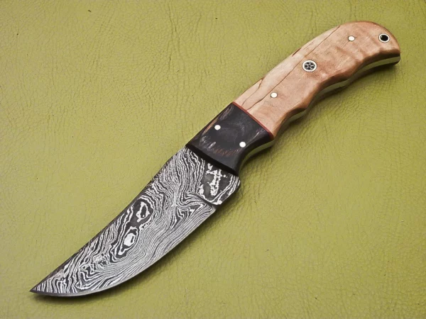 Custom Handmade Damascus Steel Skinner Knife SK 6 2
