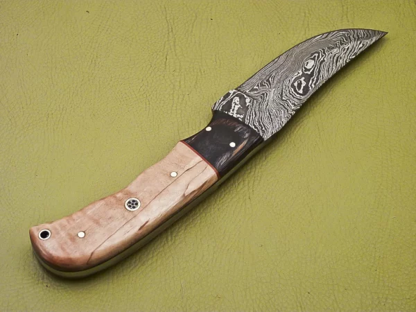 Custom Handmade Damascus Steel Skinner Knife SK 6 5