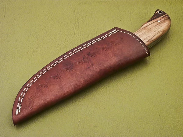 Custom Handmade Damascus Steel Skinner Knife SK 6 7