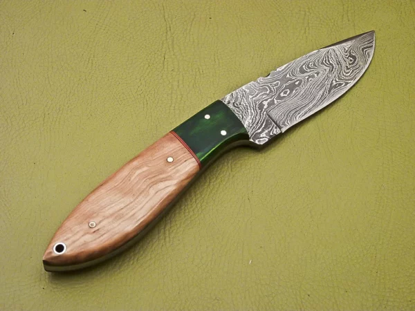 Custom Handmade Damascus Steel Skinner Knife SK 7 4