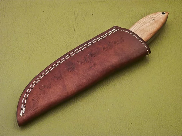 Custom Handmade Damascus Steel Skinner Knife SK 7 7