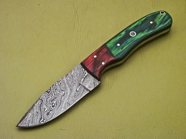 Custom Handmade Damascus Steel Skinner Knife SK 8 2