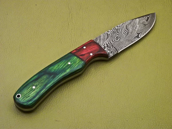 Custom Handmade Damascus Steel Skinner Knife SK 8 4