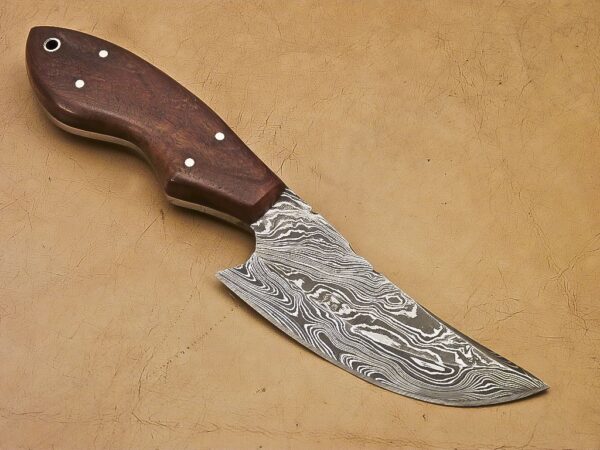 Custom Handmade Damascus Steel Skinner Knife SK 9 3