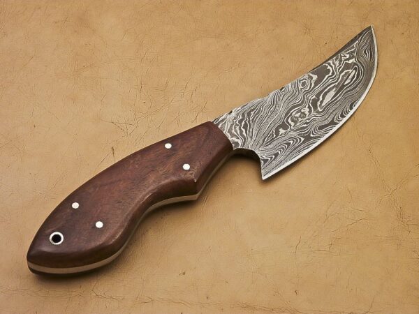 Custom Handmade Damascus Steel Skinner Knife SK 9 4