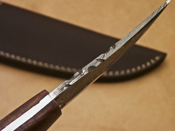 Custom Handmade Damascus Steel Skinner Knife SK 9 6