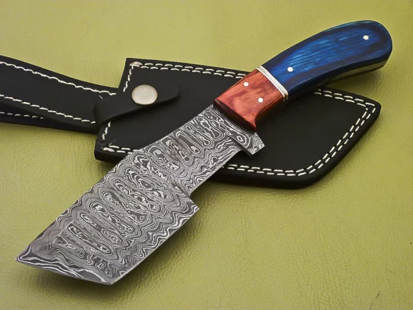 Custom Handmade Damascus Steel Tracker Knife TK 12 1