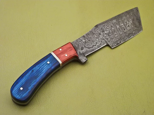 Custom Handmade Damascus Steel Tracker Knife TK 12 4