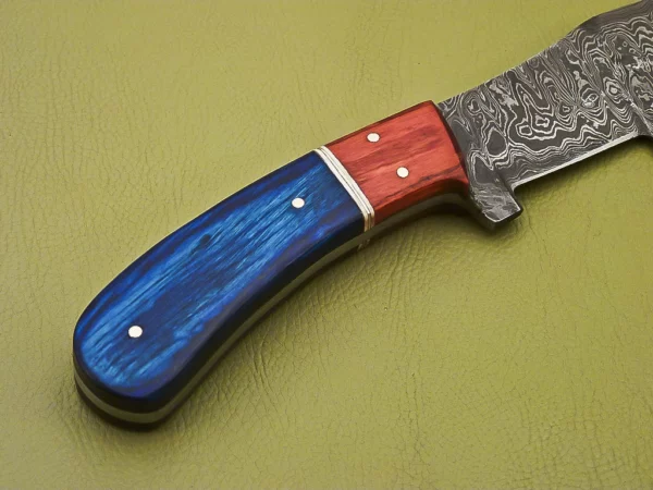 Custom Handmade Damascus Steel Tracker Knife TK 12 6