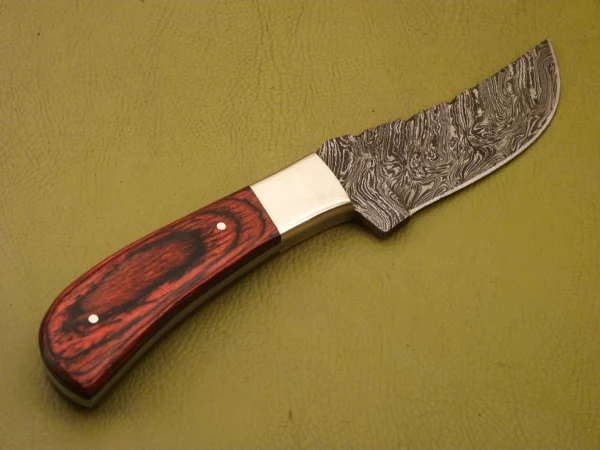 Custom Made Damascus Steel Skinner Knife SK 3 4
