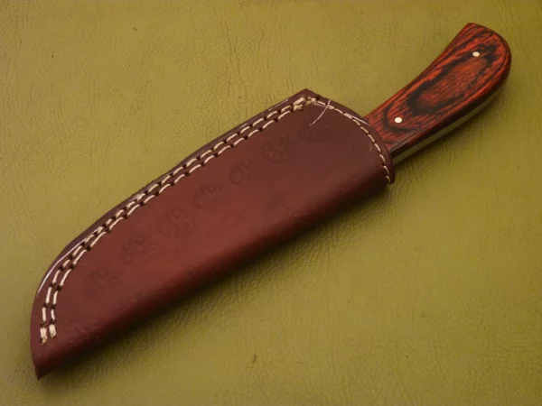 Custom Made Damascus Steel Skinner Knife SK 3 7